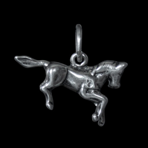Small Silver Horse Pendant