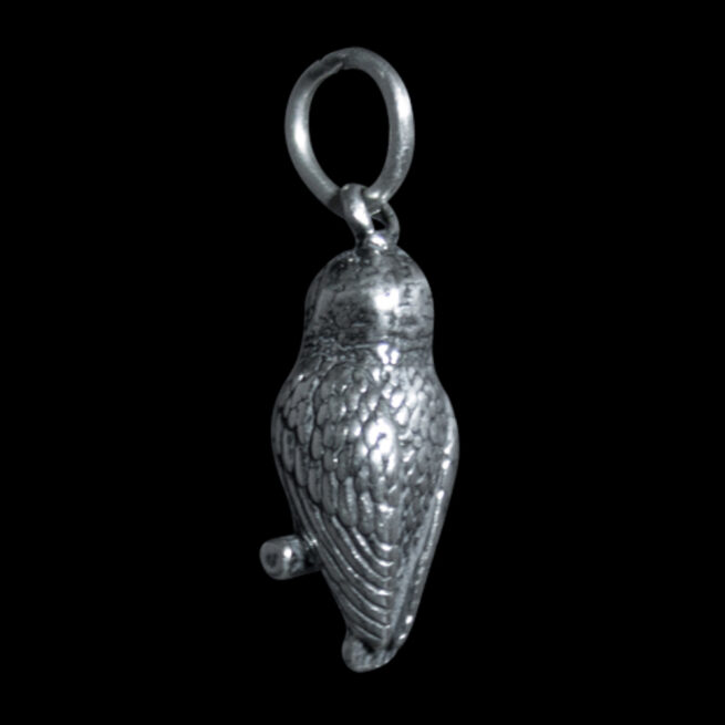 Small Silver Owl Pendant - Image 2