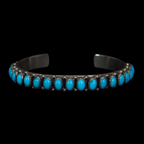 Straight Row Turquoise Bracelet