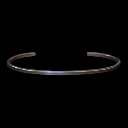 Thin Smooth Tahe Silver Bracelet