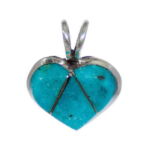 Pendentif Cœur Turquoise