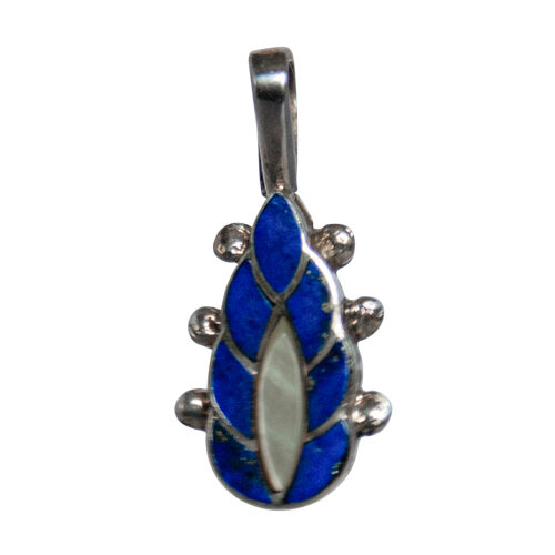 Pendentif Bleu Blanc