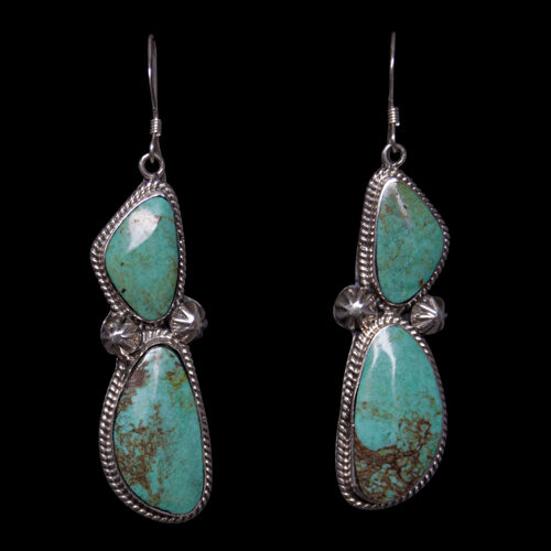 Boucles d'Oreilles Turquoise Lee Shorty