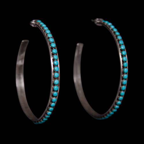 Boucles Créoles Turquoise Lois Tzuni