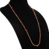 Long Coral Heishi Shell Necklace - Image 2