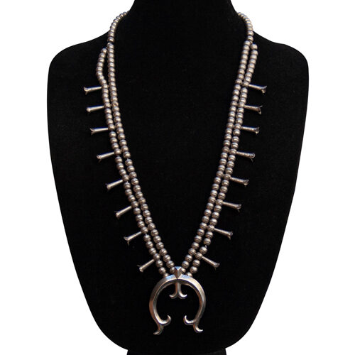 Collier Long Naja Argent Uni