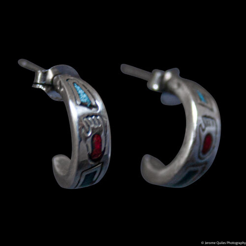 Native American Hoop Earrings