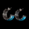 Sheldon Lalio Turquoise Hoop Earrings - Image 3