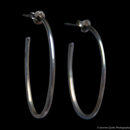 Silver Hoop Earrings