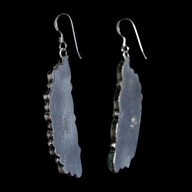 Boucles d'Oreilles Turquoise Demi-Lunes – Image 3