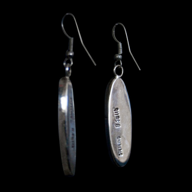Harold Smith Spondylus Inlay Earrings - Image 2