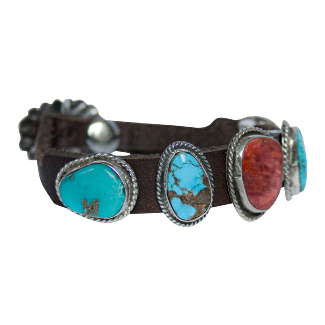 Multicolour Navajo Concho Bracelet - Image 2