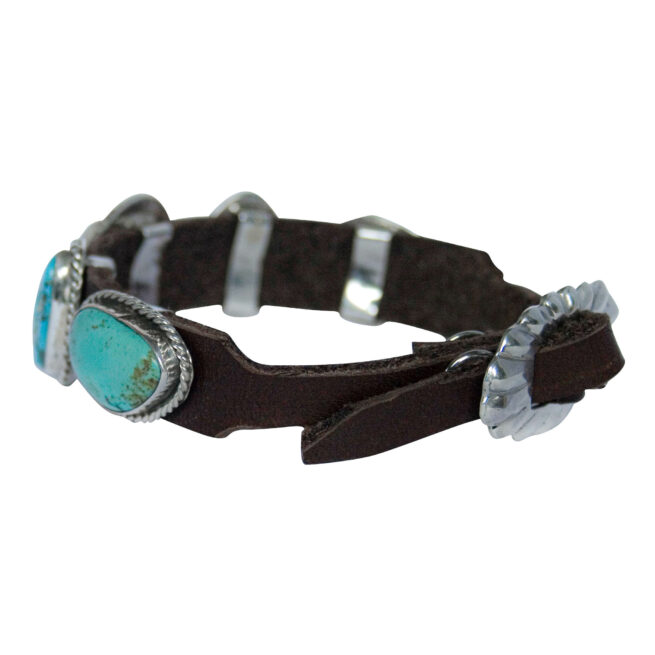 Multicolour Navajo Concho Bracelet - Image 3