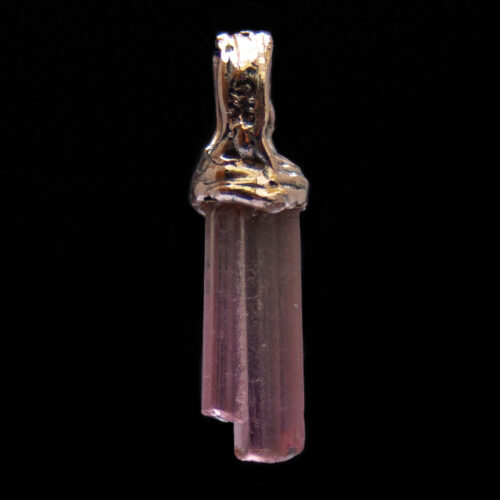 Pendentif Or Tourmaline Rubellite