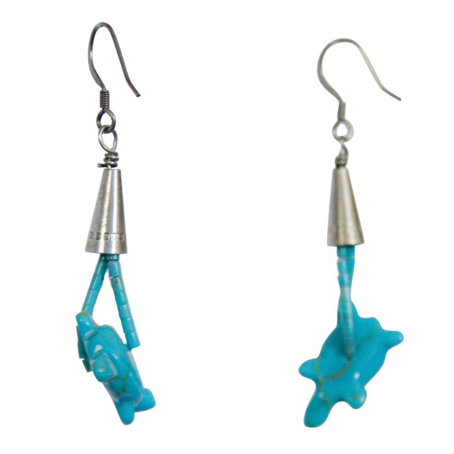 Boucles d'Oreilles Tortues Turquoise