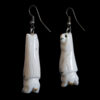 White Polar Bear Earrings - Image 2