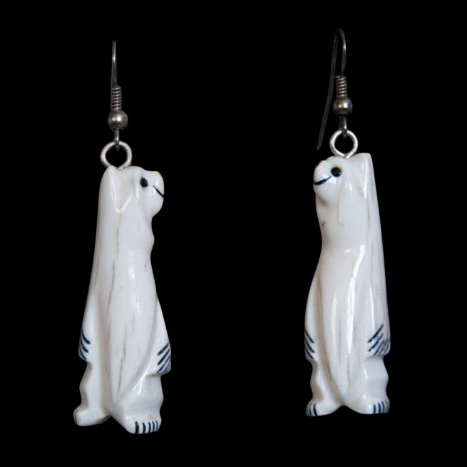 Boucles d'Oreilles Ours Polaires