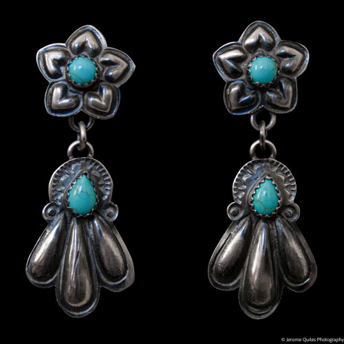 Tim Yazzie Turquoise Earrings