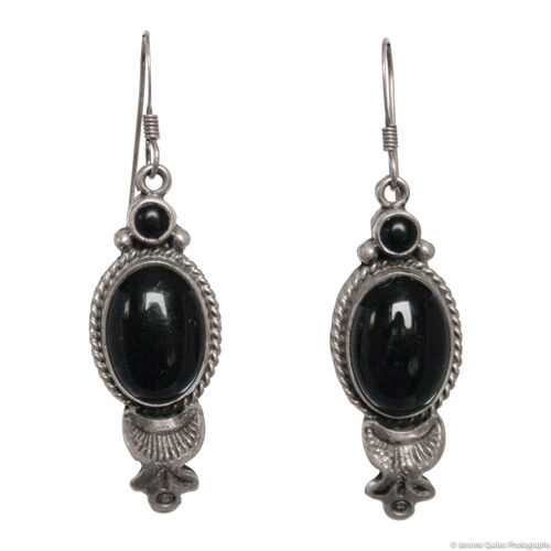 Arnold Maloney Black Onyx Earrings