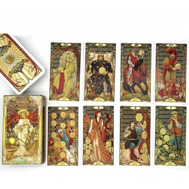 Golden Art Nouveau Tarot - Giulia Massaglia - Image 3