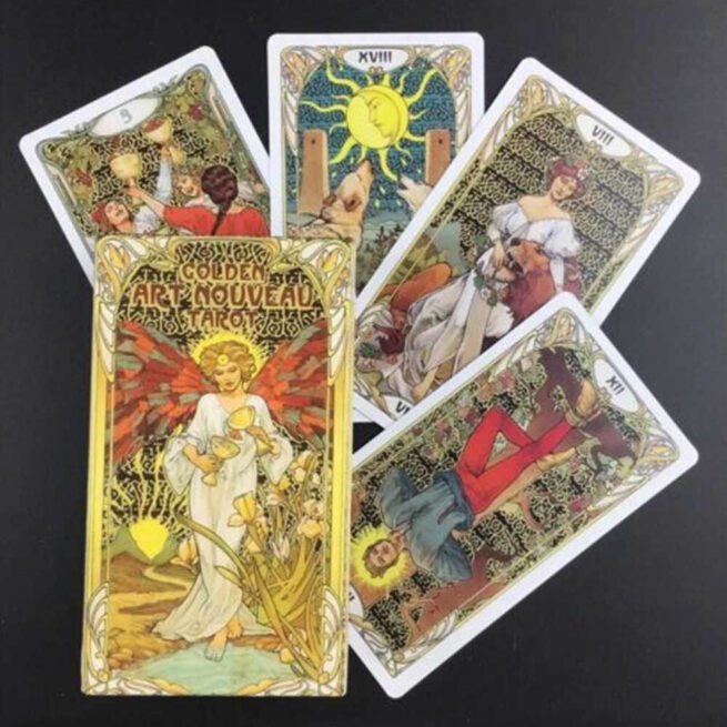 Golden Art Nouveau Tarot - Giulia Massaglia - Image 8