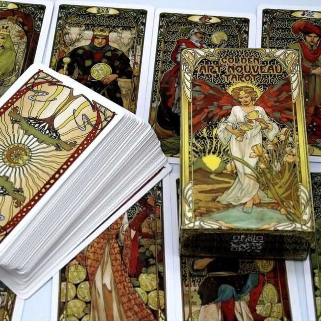 Golden Art Nouveau Tarot - Giulia Massaglia - Image 5