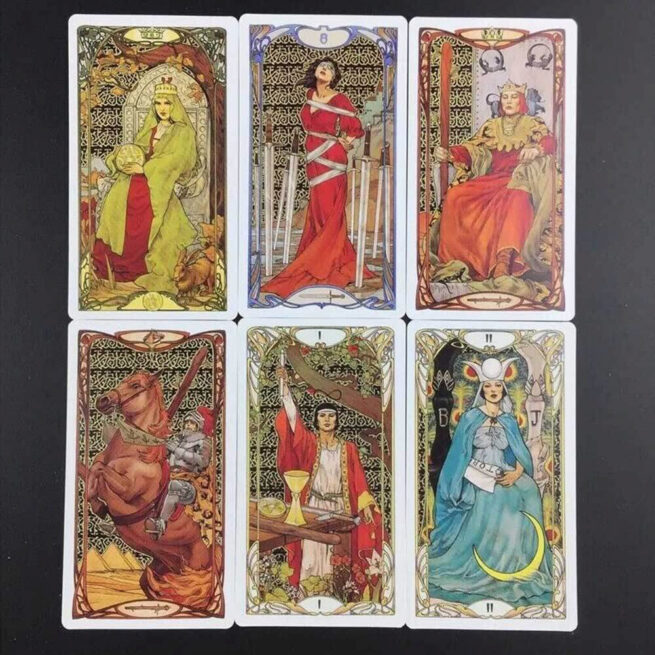 Golden Art Nouveau Tarot - Giulia Massaglia - Image 7