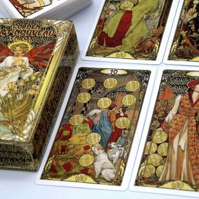 Golden Art Nouveau Tarot - Giulia Massaglia - Image 4
