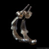 Golden Teardrop Hoop Earrings - Image 3