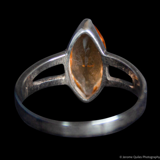 High Grade Faceted Citrine Ring - Image 4