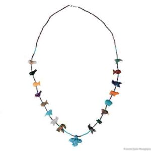 Multicolour Zuni Fetish Necklace