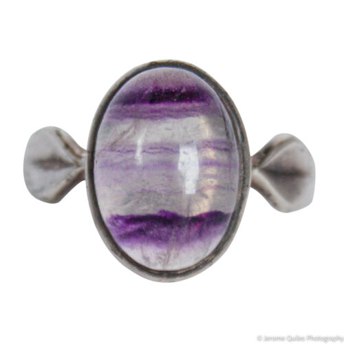 Bague Argent Fluorine Mauve