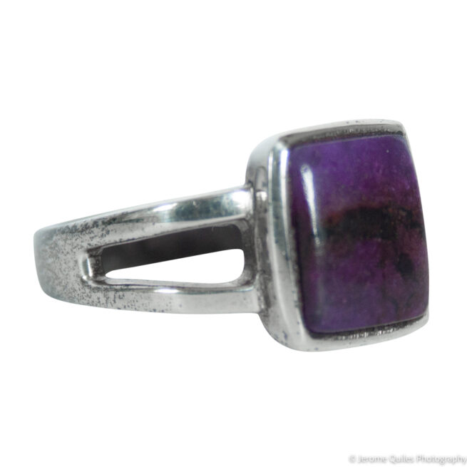 Bague Argent Sterling Sugilite Mauve – Image 2
