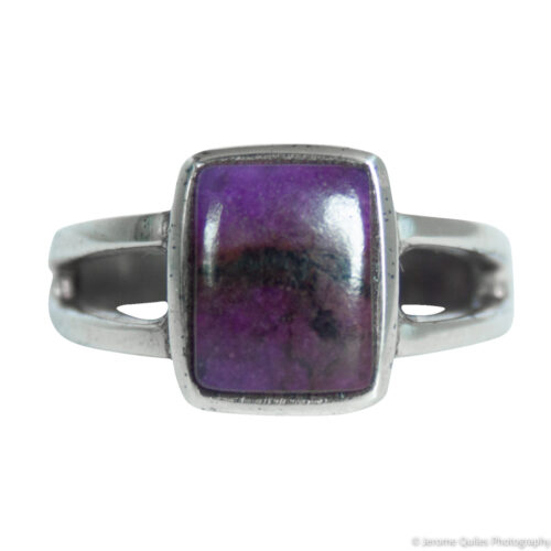 Purple Sugilite Sterling Silver Ring