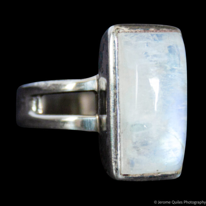 Rectangular Moonstone Ring - Image 2