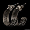 Silver Hoops Single Row Design - Image 2
