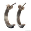 Small Black Earring Hoops - Image 2