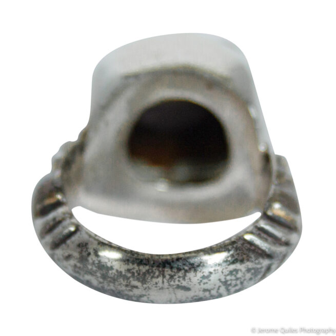 Square Tiger's Eye Ring Thick Setting - Image 4