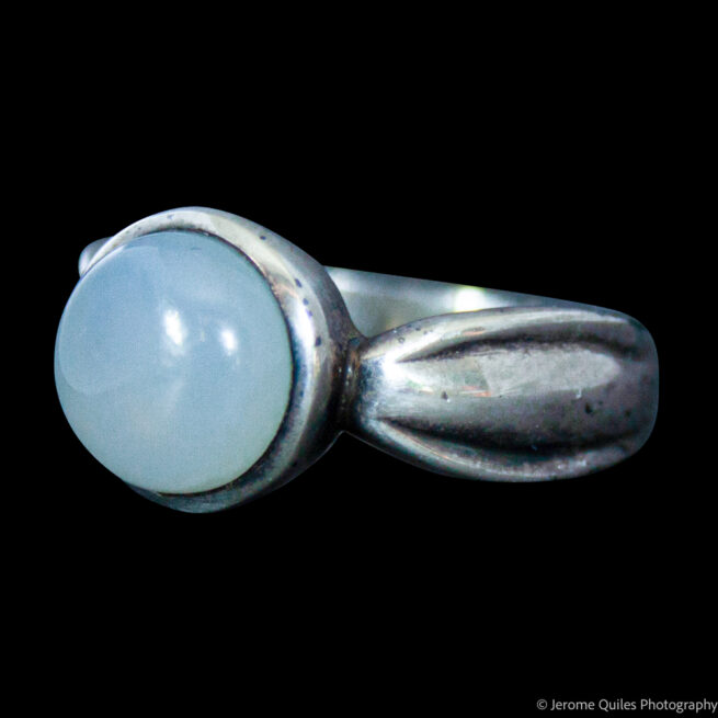 Sterling Silver Blue Chalcedony Ring - Image 3