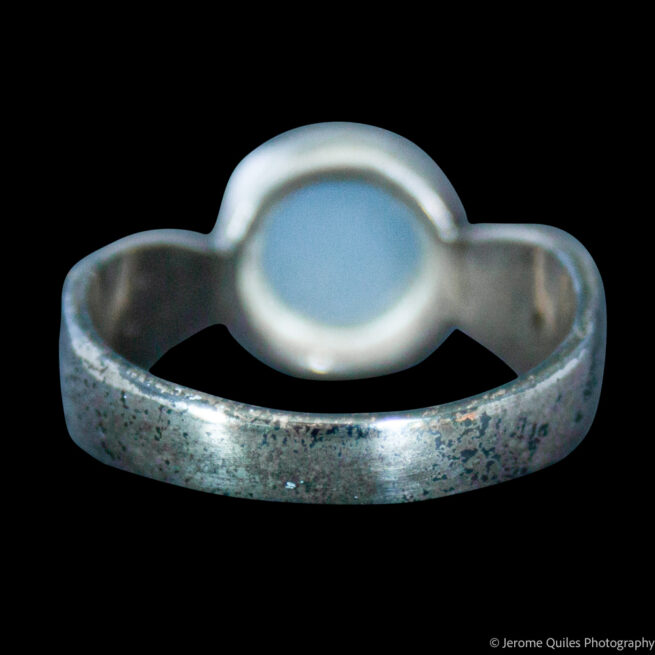 Sterling Silver Blue Chalcedony Ring - Image 4