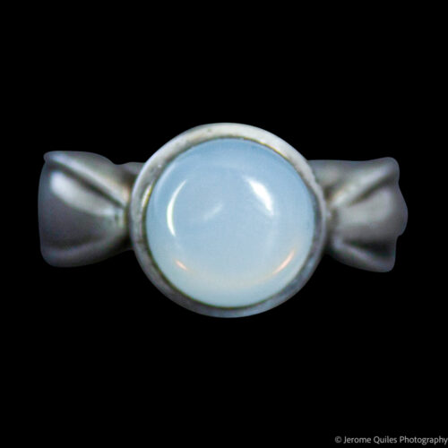 Sterling Silver Blue Chalcedony Ring