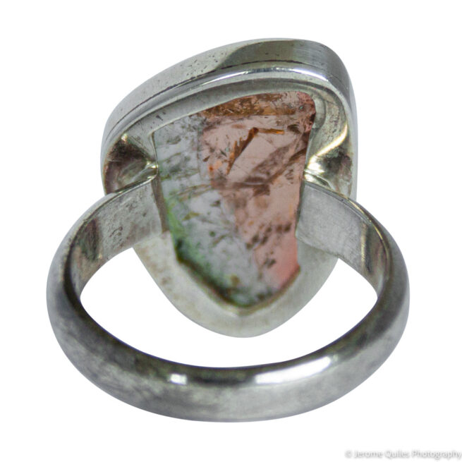 Bague Argent Sterling Tourmaline Pastèque – Image 4