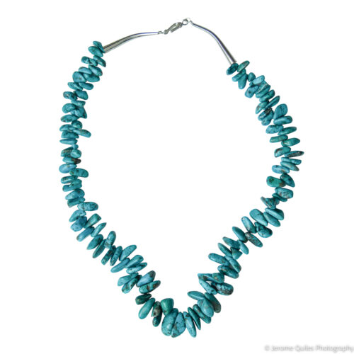 Traditional Turquoise Nugget Necklace
