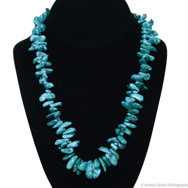 Traditional Turquoise Nugget Necklace