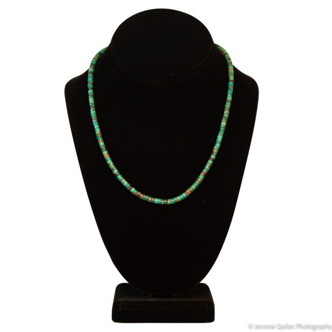 Turquoise Beaded Necklace - Image 2