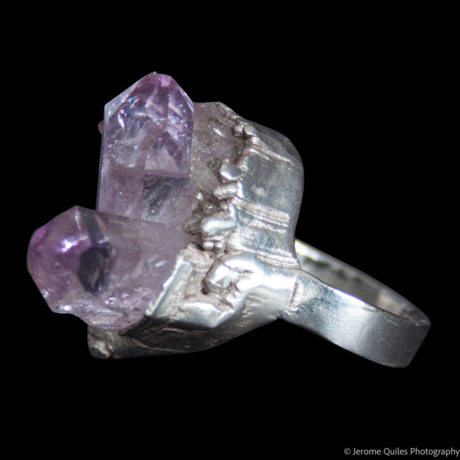 Vera Cruz Amethyst Cluster Ring - Image 5