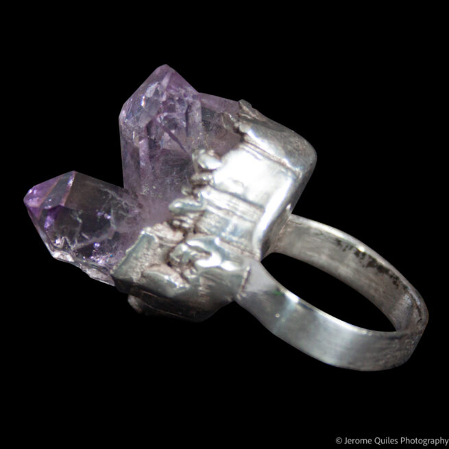 Vera Cruz Amethyst Cluster Ring - Image 4