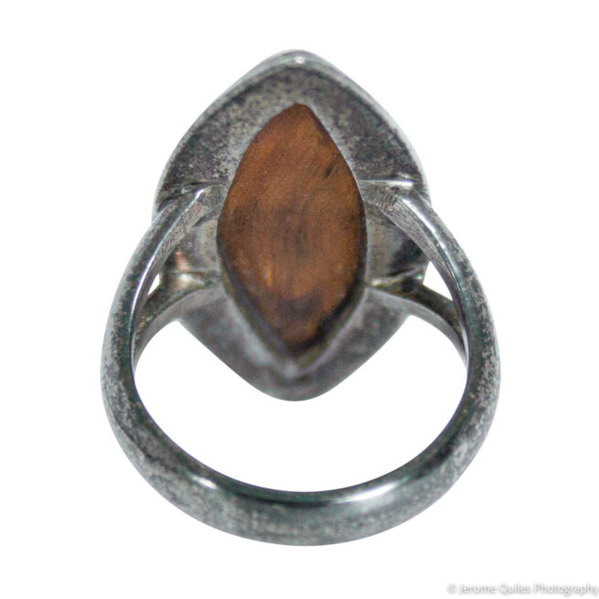 Vesica Piscis Tiger's Eye Ring - Image 4