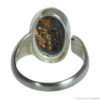 Yellow Black Tiger's Eye Ring - Image 4