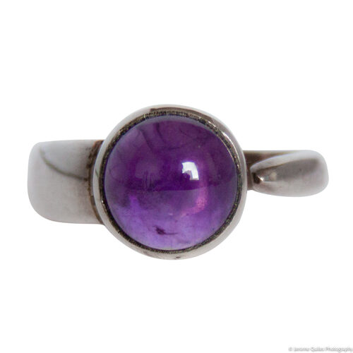 Amethyst Ring Open Setting